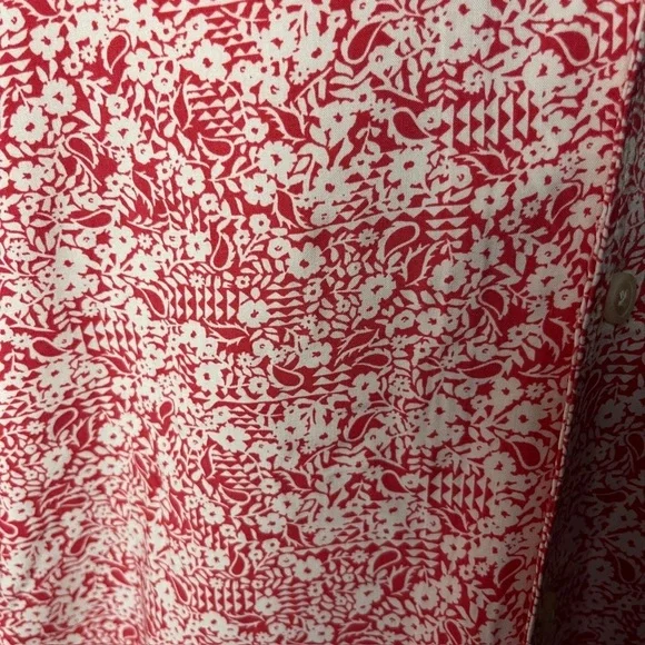 Goodfellow & Co Pink Floral Button Down Shirt - Picture 2 of 5